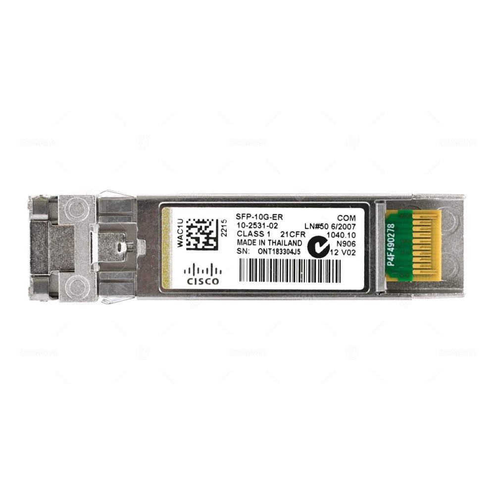 10-2531-02 CISCO 10GBASE-ER SFP+ 10GBE V02 1550NM 40KM TRANSCEIVER MODULE